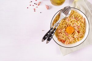 História do Espaguete a Carbonara