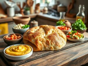 Receita de Pão Pita do Oriente