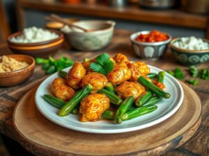 Frango com Quiabo à Moda Brasileira