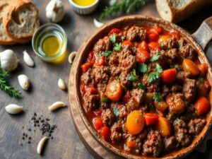 Carne Moída com Tomate Pelado: Uma Delícia da Cozinha Brasileira