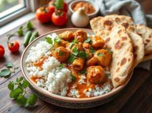 Frango Tikka Masala à Brasileira