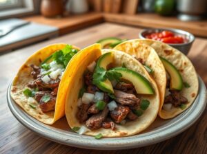 Tacos de Carne Asada com Sabor Autêntico