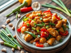 Frango Xadrez Delícia Oriental
