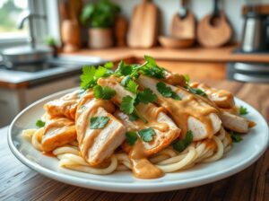 Frango Thai com Molho de Amendoim e Ervas Frescas